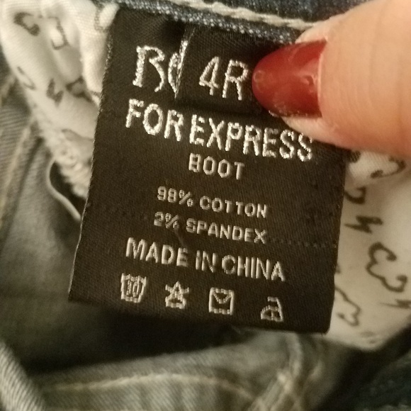 Bedrock for Express Bootcut Jeans - Picture 3 of 3